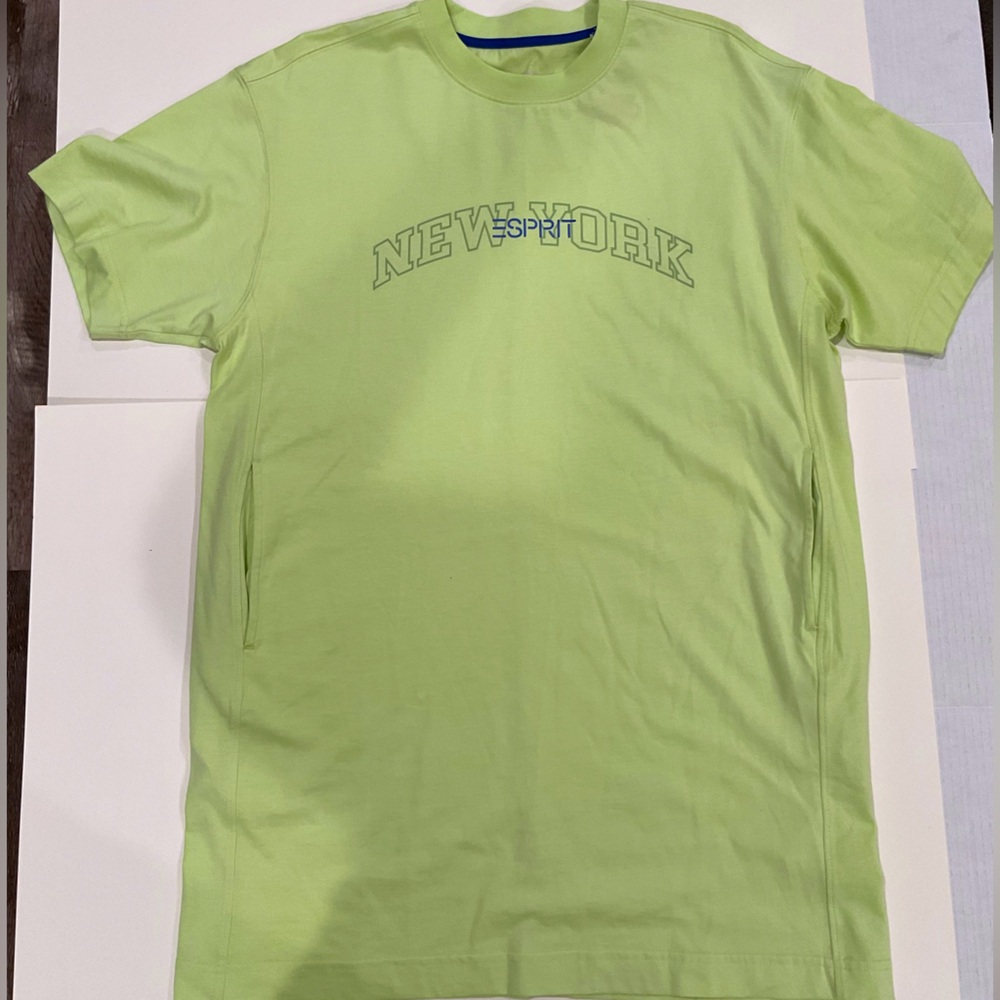 Esprit green t shirt dress with pockets size small